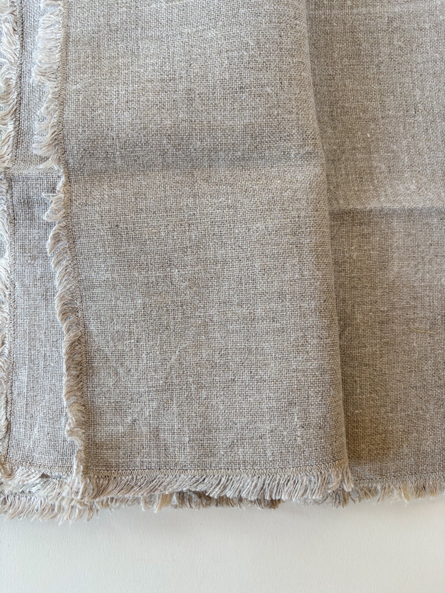 Set of Six Vintage Linen Napkins