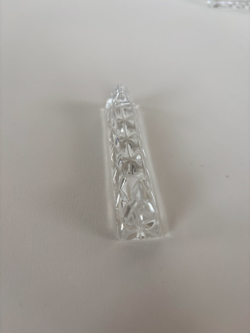Set of Ten Vintage Glass Knife Rests