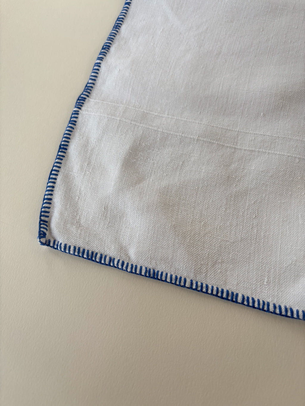 Set of Six Vintage Napkin with Hand Embroidery