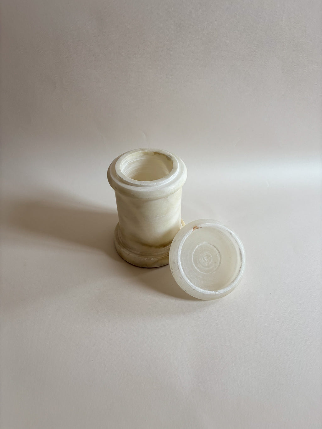 Vintage Alabaster Apothecary Jar