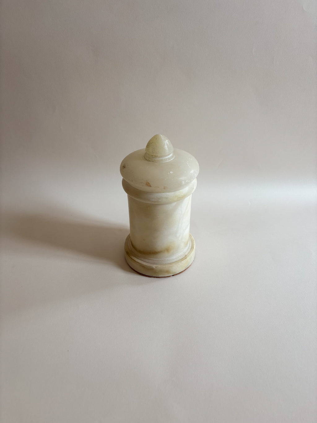 Vintage Alabaster Apothecary Jar