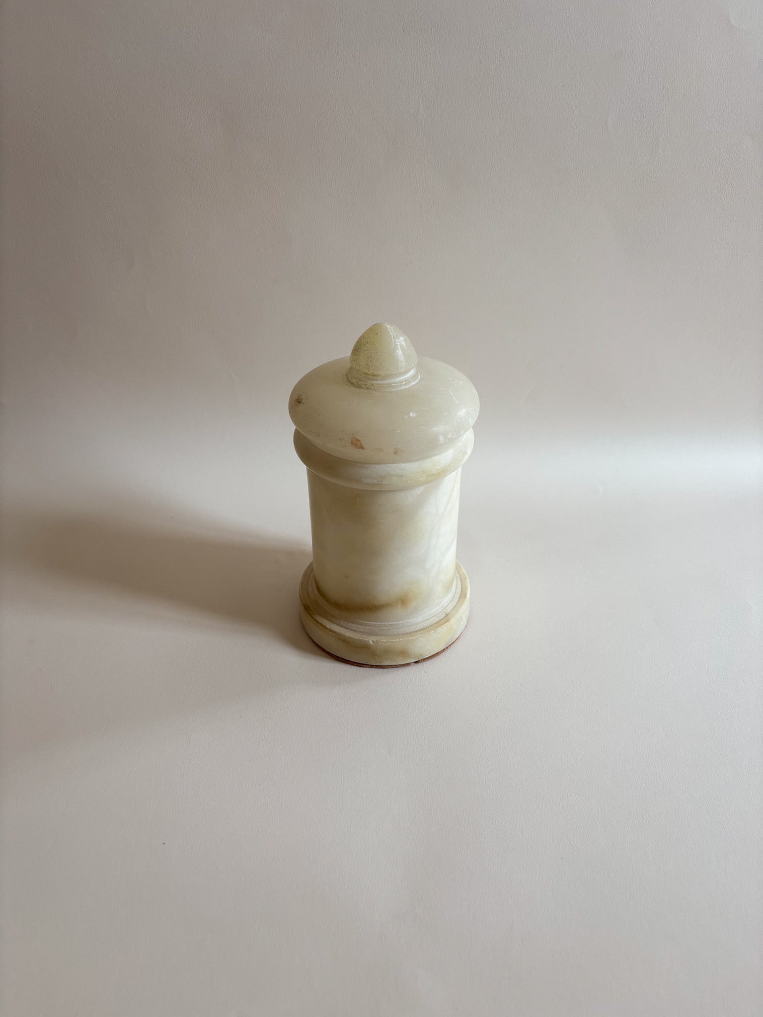 Vintage Alabaster Apothecary Jar