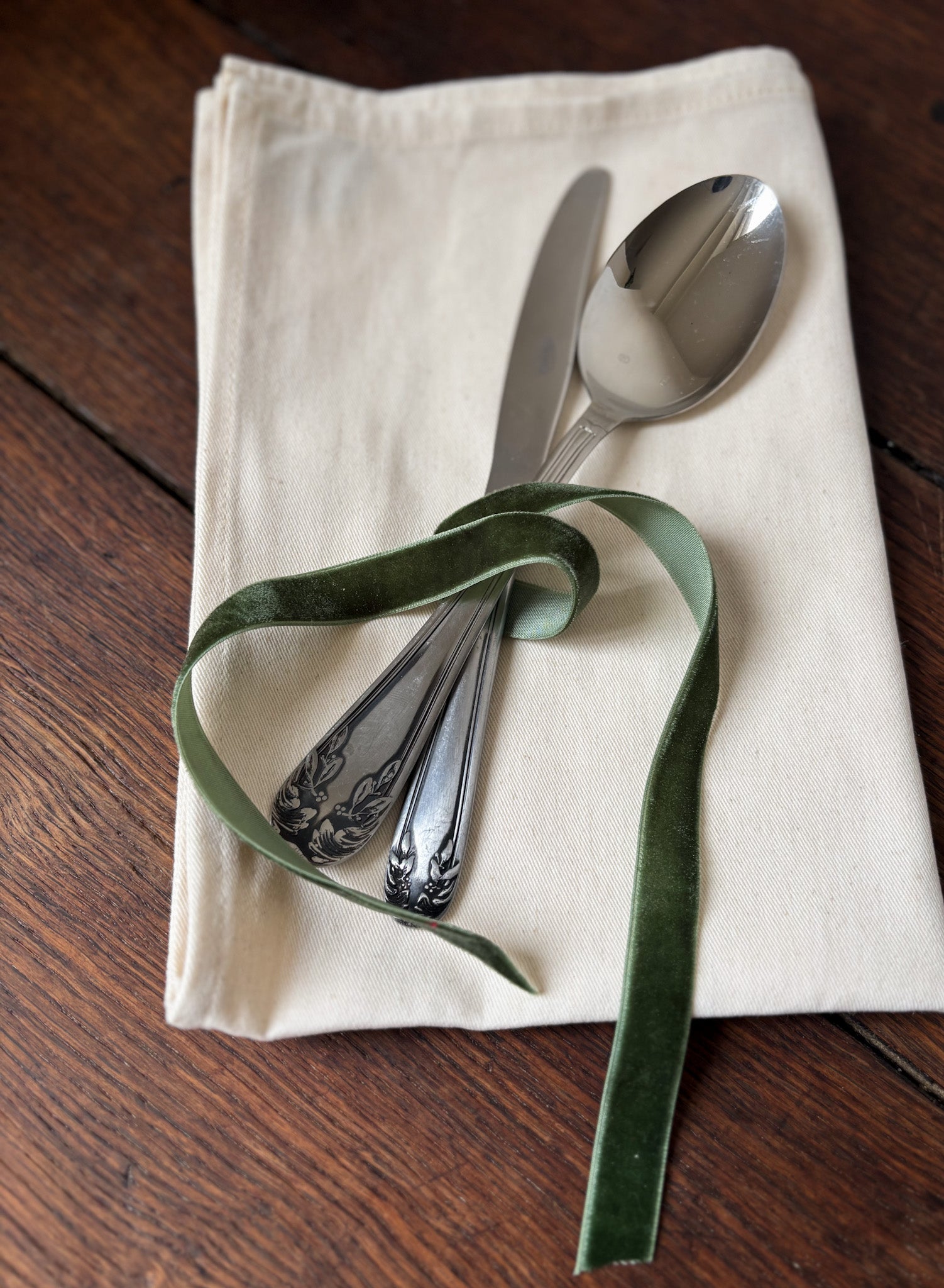 Set of Seven Vintage Table Spoons