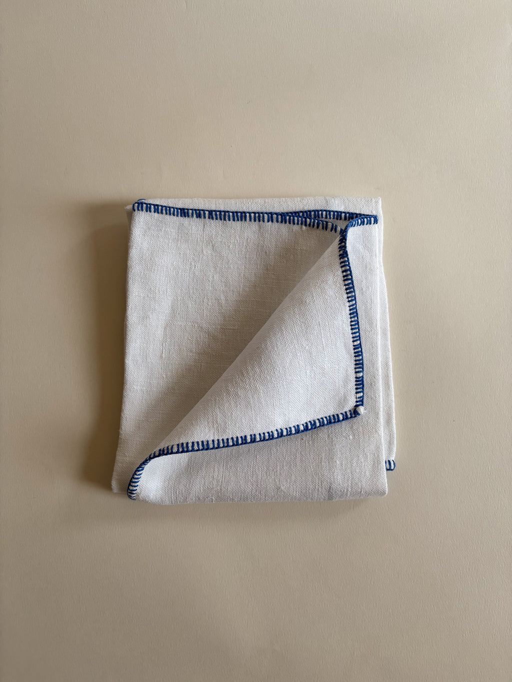 Set of Six Vintage Napkin with Hand Embroidery