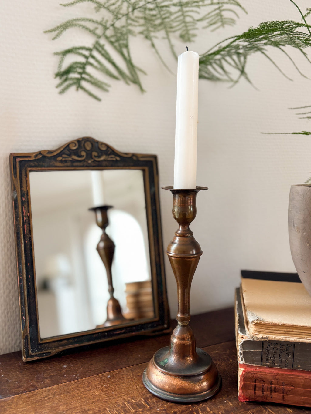 Antique Gilt Wood Mirror
