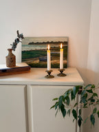 Pair of Vintage Brass Candleholders