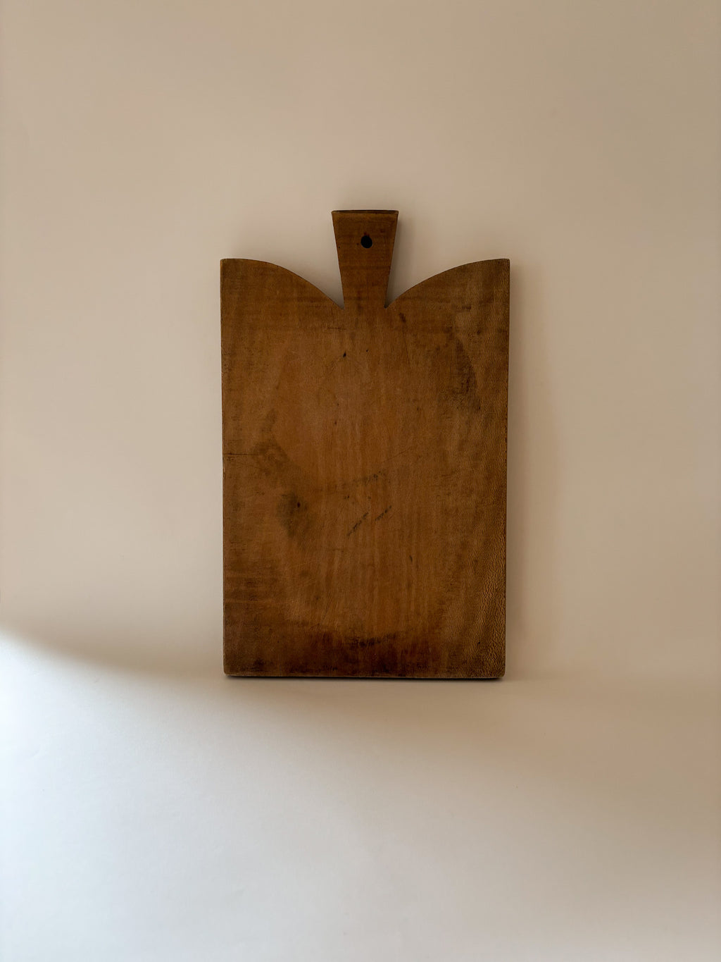 Vintage French Hand-Carved Wooden Bread Board