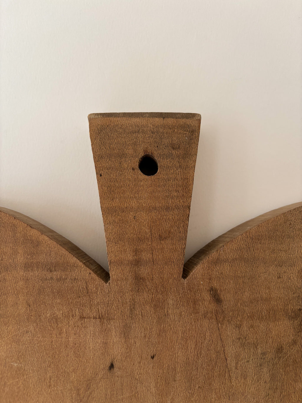 Vintage French Hand-Carved Wooden Bread Board