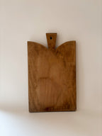 Vintage French Hand-Carved Wooden Bread Board
