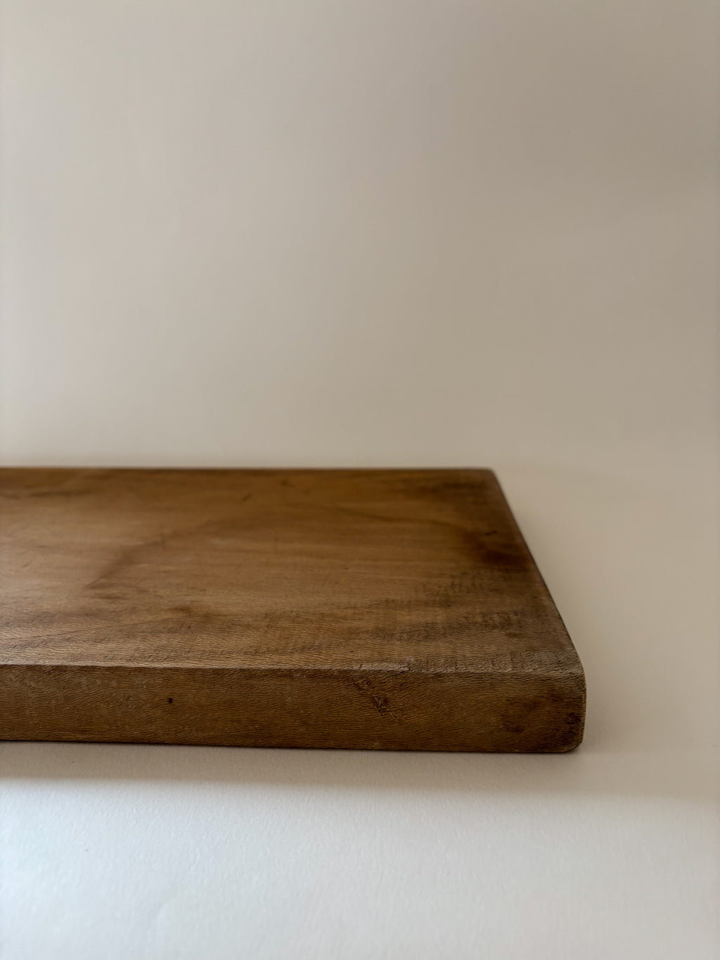 Vintage French Hand-Carved Wooden Bread Board