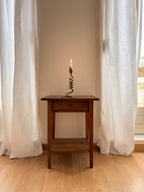 Vintage Twisted Brass Candle Holder