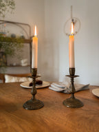 Vintage Pair of Brass Candlesticks