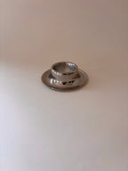 Set of Vintage Stainless Steel Egg  Cups from Germany, front