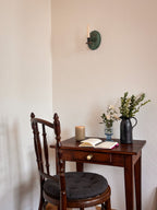 home decor. Vintage brass candle sconce 