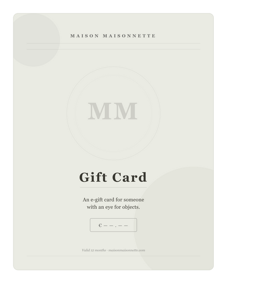 gift card for vintage home decor lovers